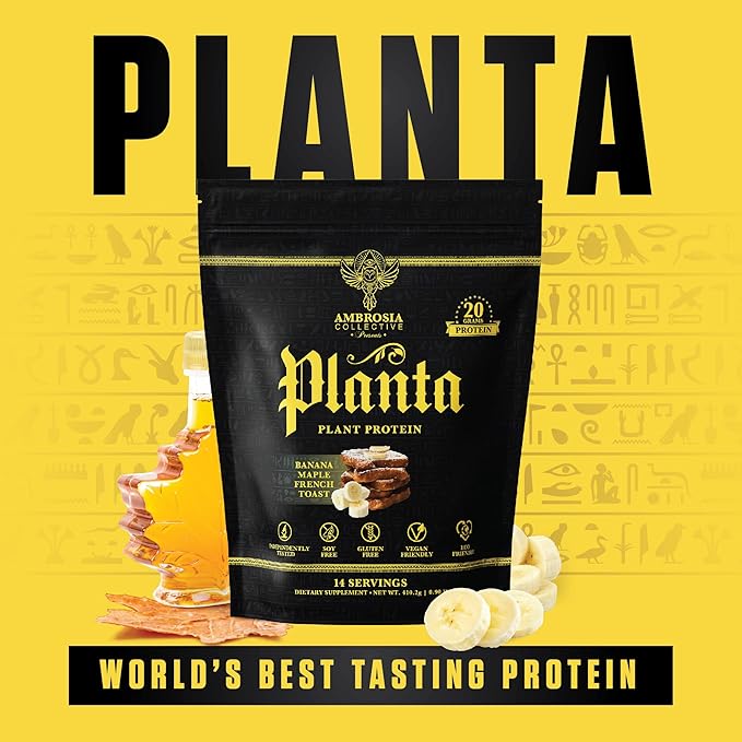 Ambrosia Planta - Premium Plant-Based Protein | Vegan & Keto Friendly | Gourmet Flavors with No