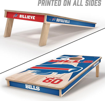YouTheFan NFL 2’ x 4’ Professional Wood Cornhole Game