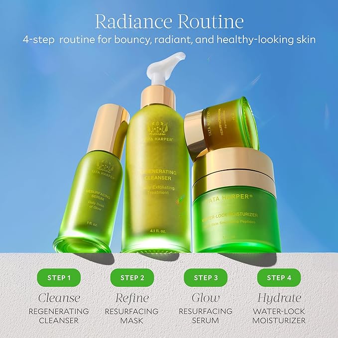 Tata Harper Resurfacing Mask, Instant Glow Face Mask, Gentle Exfoliating Face Mask, Enzyme Mask