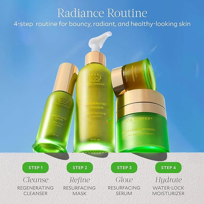 Tata Harper Resurfacing Mask, Instant Glow Face Mask, Gentle Exfoliating Face Mask, Enzyme Mask