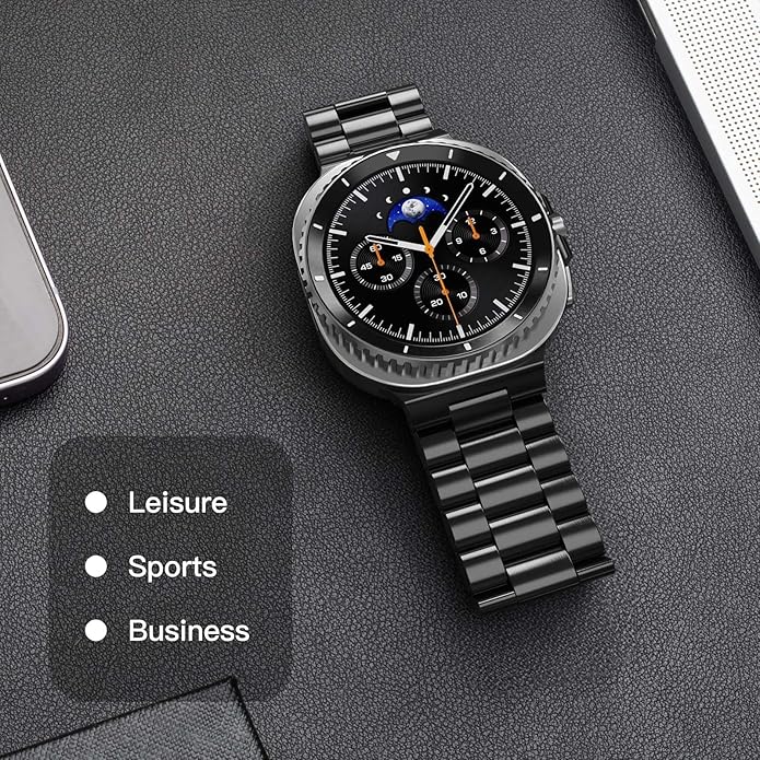 Compatible with Samsung Galaxy Watch 8 Band 40mm 44mm Galaxy Watch 8 Classic 46mm 2025, No Gap