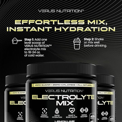 Electrolytes Powder No Sugar- Zero Calorie Hydration Powder | Sugar Free Electrolytes for Fasting