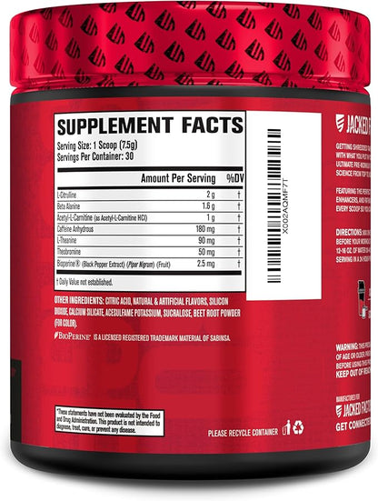 Jacked Factory NITROSURGE Shred Pre Workout Supplement - Energy Booster, Instant Strength Gains