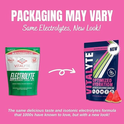Vitalyte Electrolyte Powder Drink Mix, Isotonic Electrolyte Hydration Mix, Gluten Free Post Workout