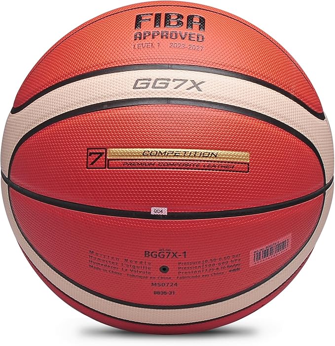 Training Soft Touch Rubber and Faux Leather Fighting Basketball, High Bounce Indoor Outdoor