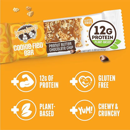 Lenny & Larry's Cookie-fied Protein Bar ??Peanut Butter Chocolate Chip Vegan 9x45g ??Healthy Snacks
