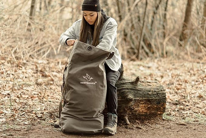 WHITEDUCK G.I Top Load Military Rucksack Style Double Strap Duffel Bag Heavy Duty and Water