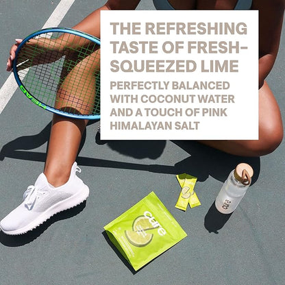Cure Hydration | Plant-Based Electrolyte Drink Mix | No Added Sugar | FSA-HSA | Dehydration Relief