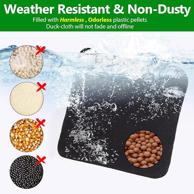 EunHo Cornhole Bags Set of 8 Regulation Size & Weight Corn Hole Bean Bags Official Professional All