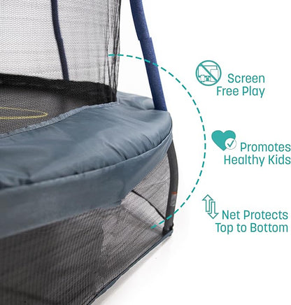 Skywalker Trampolines Mini Trampoline with Enclosure Net