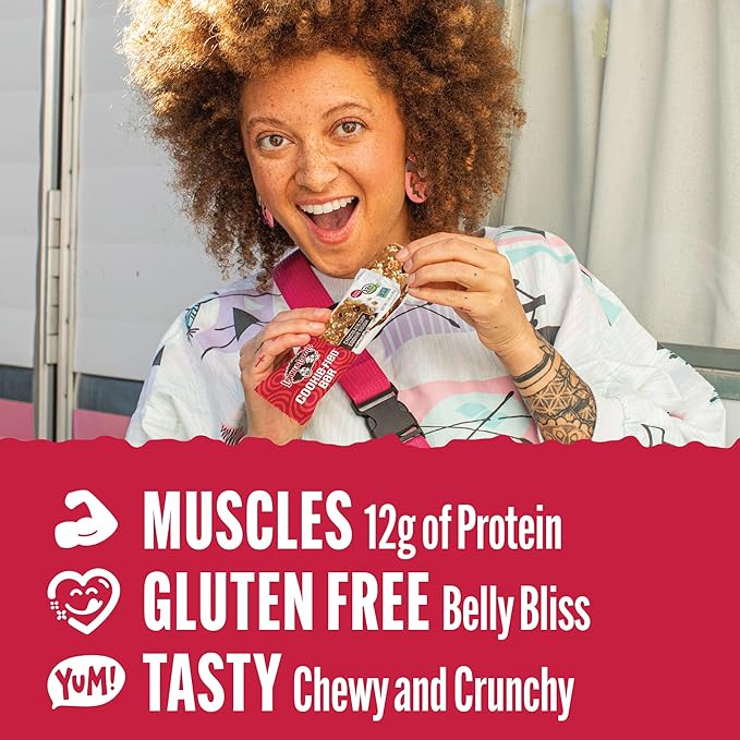 Lenny & Larry's Cookie-fied Bar ??Chocolate Chip Cookie Dough Vegan Protein Bars 9x45g ??Healthy