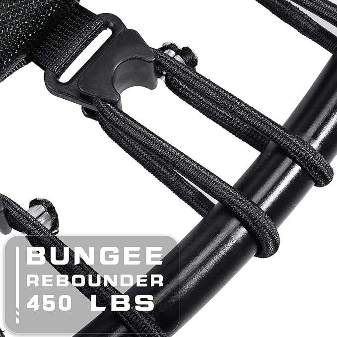 DARCHEN 450 lbs Mini Trampoline for Adults, Indoor Small Rebounder Exercise Trampoline for Workout