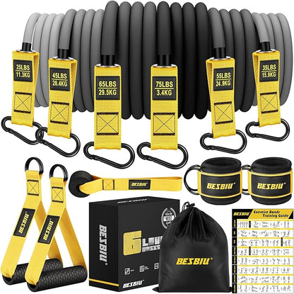 Heavy Resistance Bands for Working Out, 300lbs/360lb/420lb Exercise Bands Workout Bands with