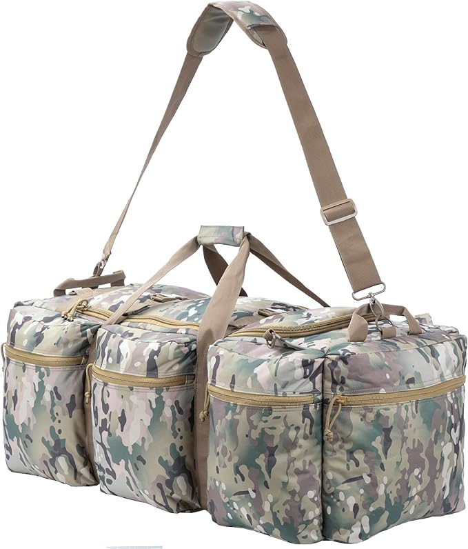 100L Large Military Duffle Bag Deployment Duffel Bag Sports Equipment Travel Luggage Bag with