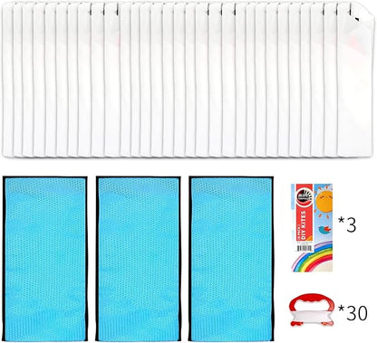 DIY Kites for Kids Kite Making Kit Bulk, Decorating Coloring Kite Party Pack,White Diamond Kite Kits