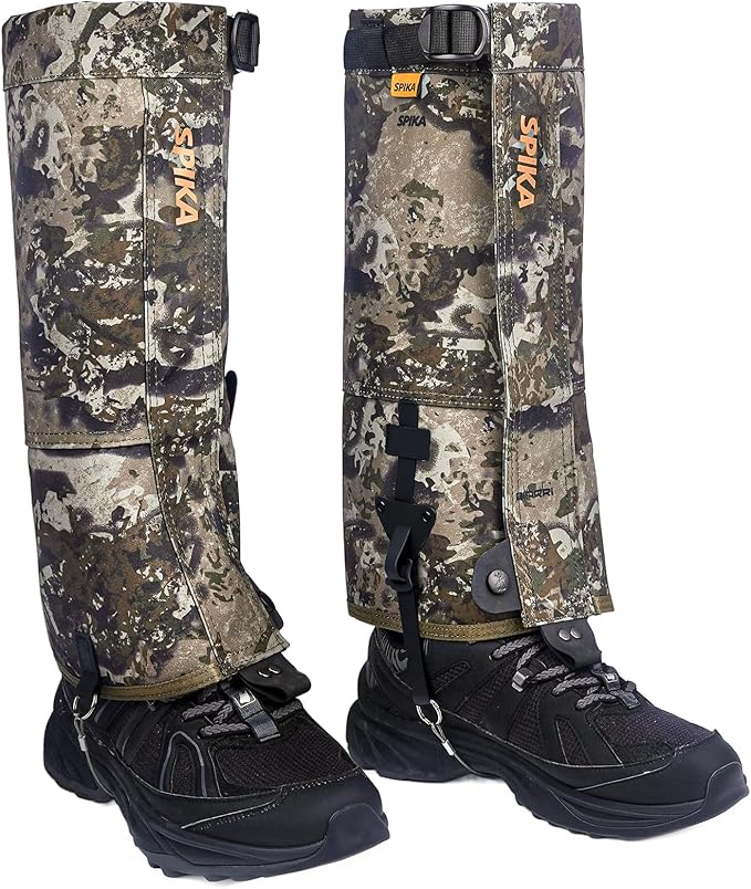 SPIKA Strike Snake Gaiters, Waterproof Snake Chaps for Hunting, Adjustable and Snake Resistent Leg