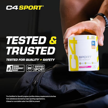 Cellucor C4 Sport Pre Workout Powder Watermelon - Pre Workout Energy with Creatine + 135mg Caffeine