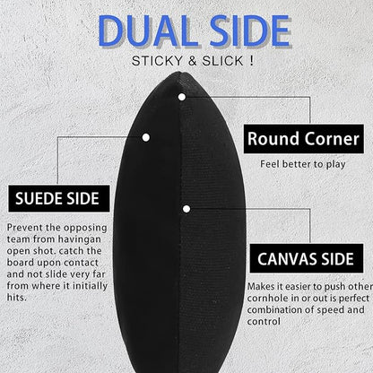 EunHo Dual Sided Cornhole Bags Regulation Set of 8 Professional Cornhole Bean Bags Slick and Stick