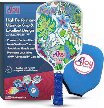4Joy Pickleball Paddle Premio Series - Thermoformed Premium T700 Carbon Fiber Pickleball Paddless