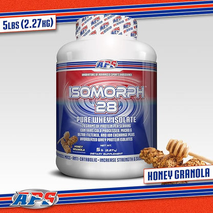 APS Nutrition Isomorph 28 Protein Powder | Pure Whey Isolate | Cold Pressed, Ultra- Filtered, & Ion