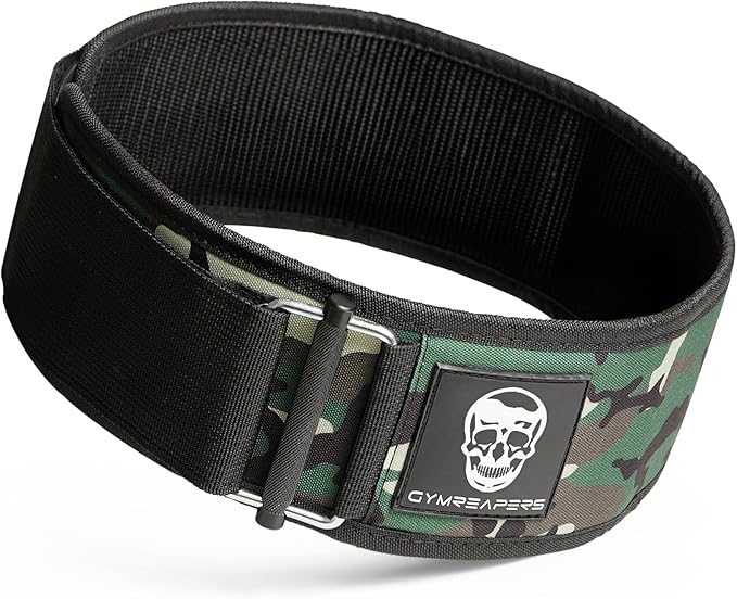 Gymreapers Quick Locking Weight Lifting Belt for Men Gym Belt for Powerlifting Deadlift Belt with 4