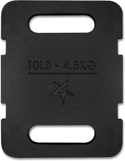 Yes4All Adjustable Ruck Weight with Straps for Rucking, Swings, Squat & Strength Training