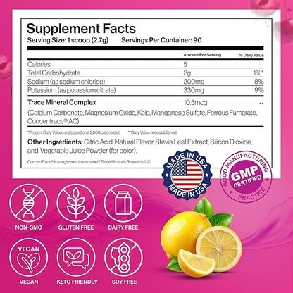Dr. Price’s Electrolyte Mix | Sugar-Free Hydration Powder with 72+ Trace Minerals | No Sugar