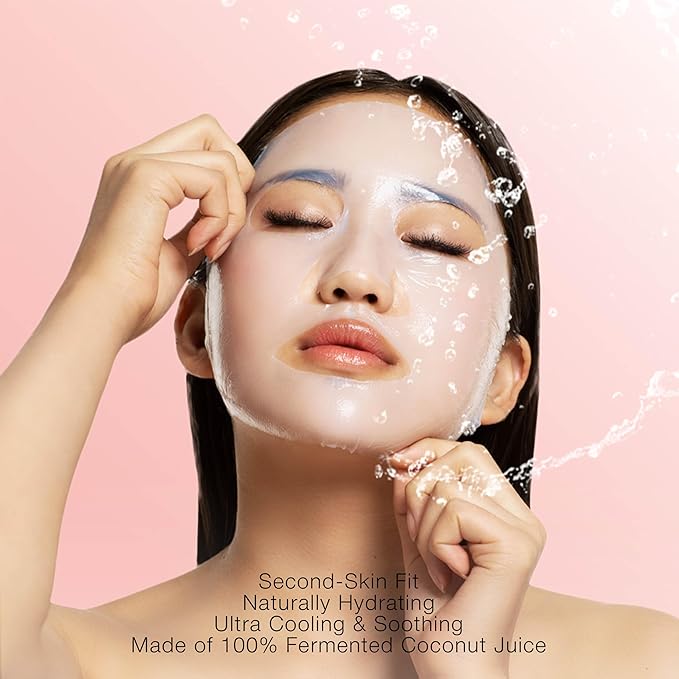 STARSKIN Close-Up 1x40g, Coconut Bio-Cellulose Firming Face Mask for all Skin Types, Face Lifting