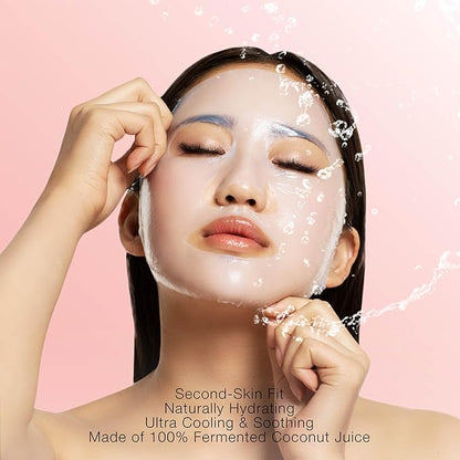 STARSKIN Close-Up 1x40g, Coconut Bio-Cellulose Firming Face Mask for all Skin Types, Face Lifting
