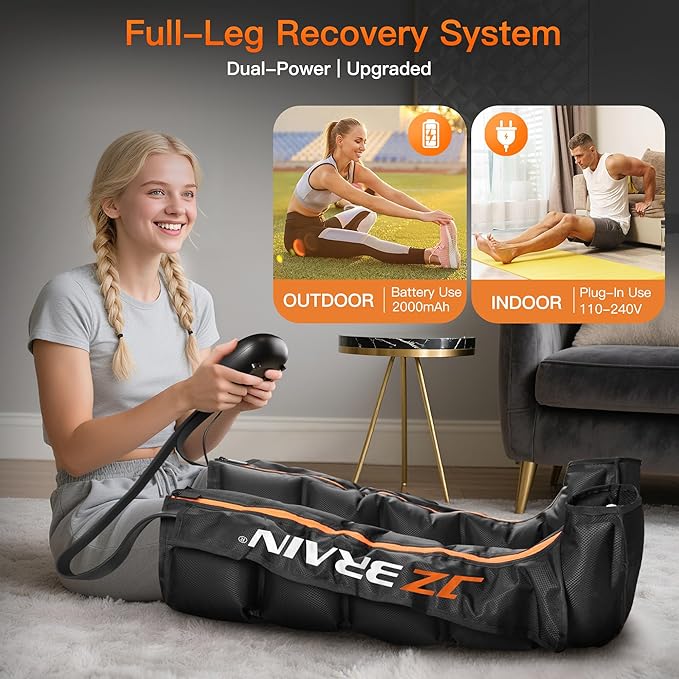 Sequential Air Compression Recovery System : Professional Sequential Compression Boots for Fast