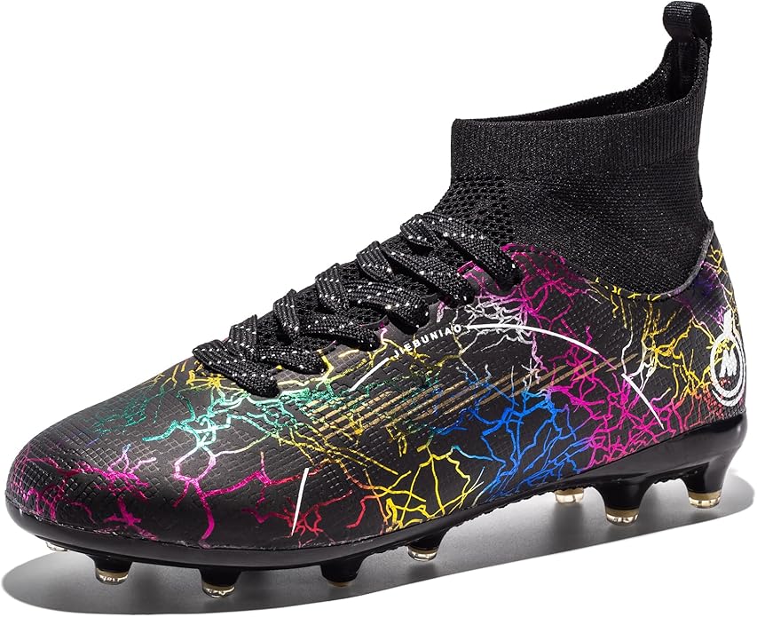 Boy Soccer Cleats Big Kids Soccer Shoes Professional Soccer Cleats Shoes,Unisex Soccer Sneakers for