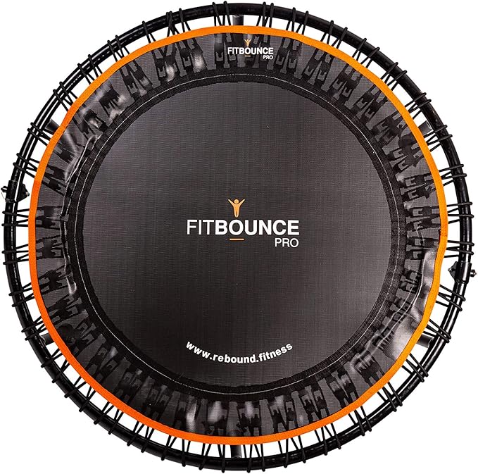 MXL FIT Bounce PRO Bungee Rebounder - Premium Indoor Mini Trampoline for Adults and Kids, Silent