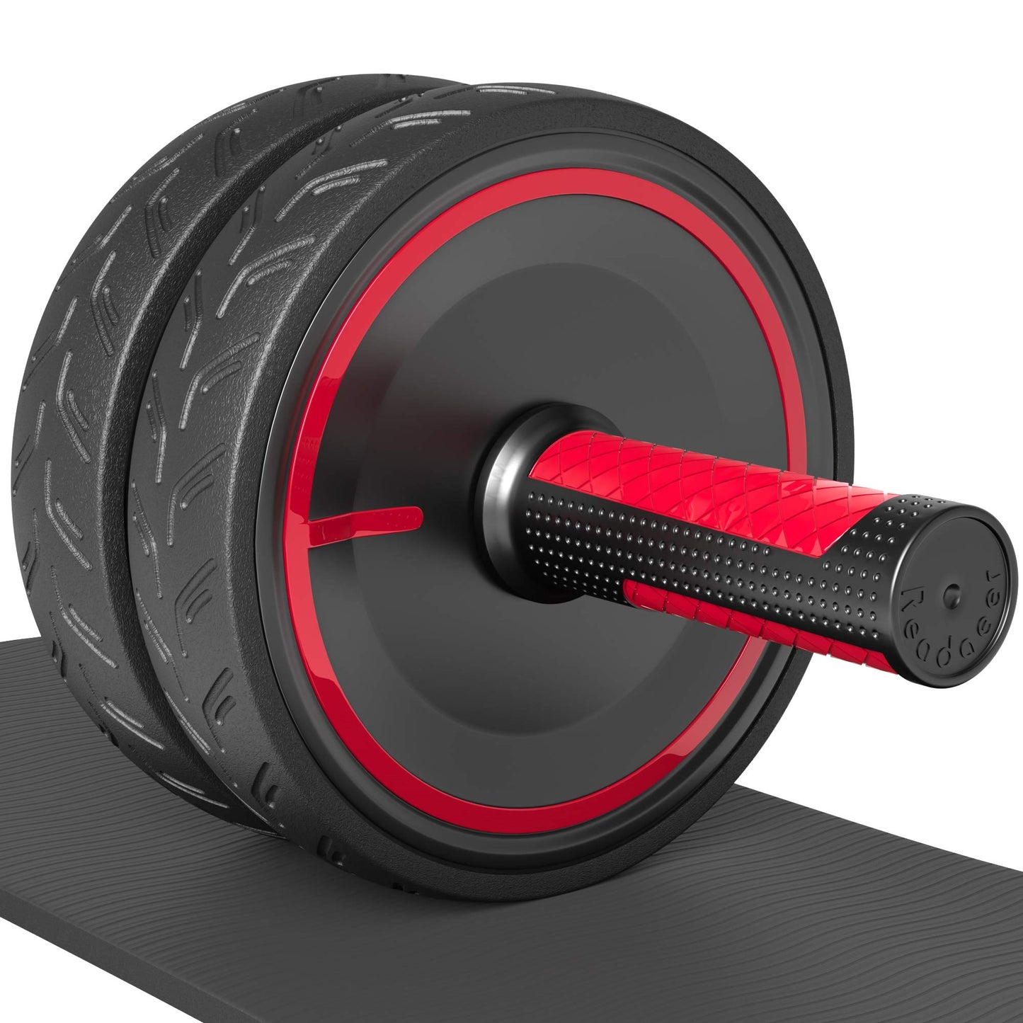 READAEER Ab Roller Wheel, Heavy Duty Workout Equipment for Home Gym, Professional Metal Handle with