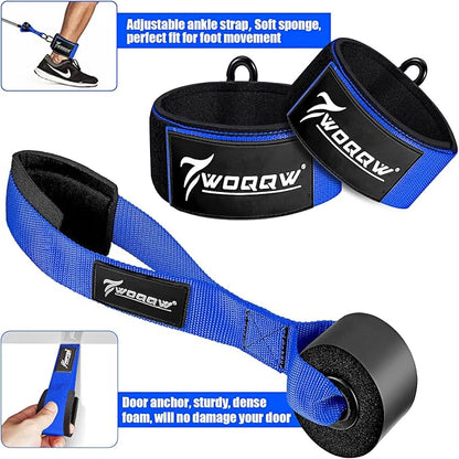 Heavy Resistance Bands for Working Out, 350lbs/450lbs Exercise Bands with Handles, Workout Bands