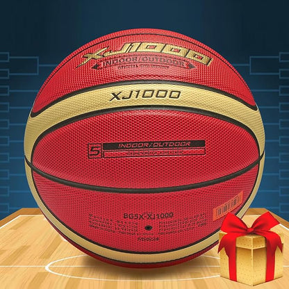 Training Soft Touch Rubber and Faux Leather Fighting Basketball, High Bounce Indoor Outdoor