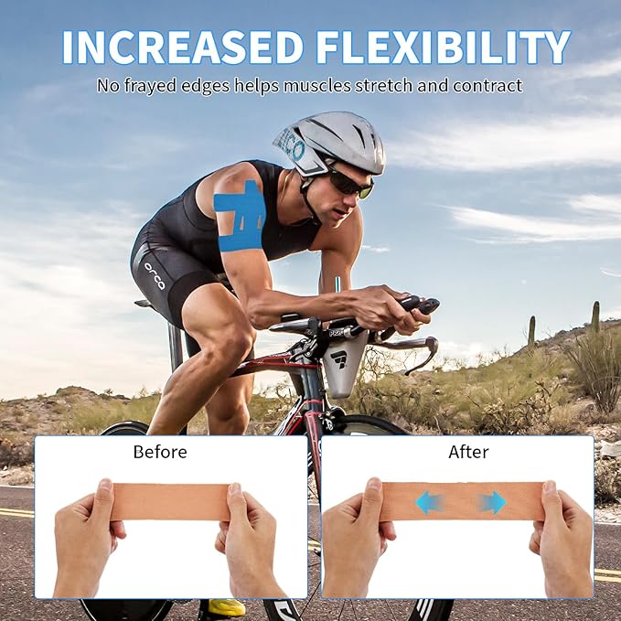 20PCS Kinesiology Tape for Shoulder, Shoulder Tape for Pain Relief Precut,Waterproof Breathable