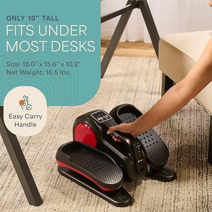 Lifepro Under Desk Elliptical Exercise Machine with or without Red Light, Seated Pedal Exerciser