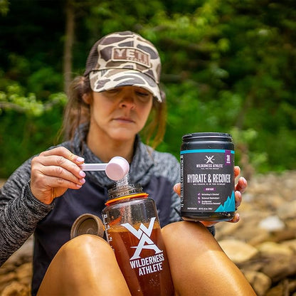 Wilderness Athlete - Hydrate & Recover | Liquid Hydration Powder Electrolyte Drink Mix - Recover