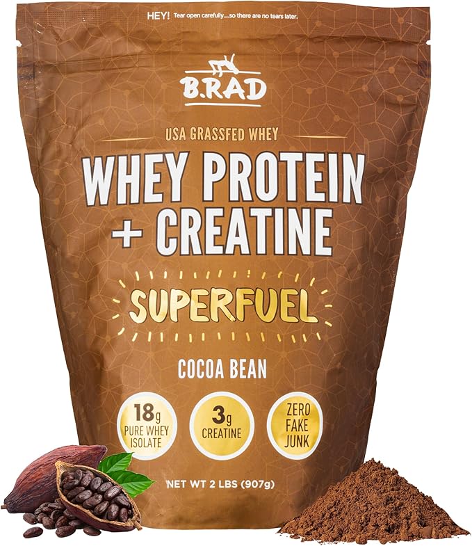 B.rad Superfuel - Grass Fed Whey Protein Isolate Boosted with Creatine | Farm-Fresh