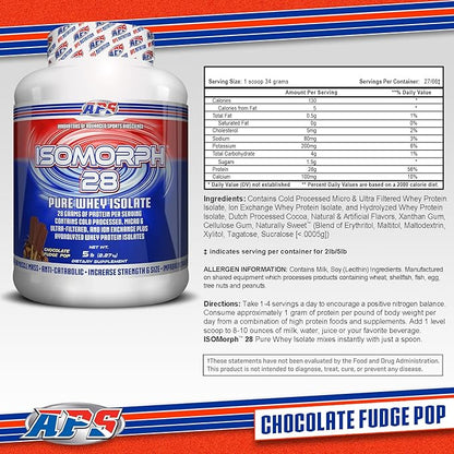 APS Nutrition Isomorph 28 Protein Powder | Pure Whey Isolate | Cold Pressed, Ultra- Filtered, & Ion