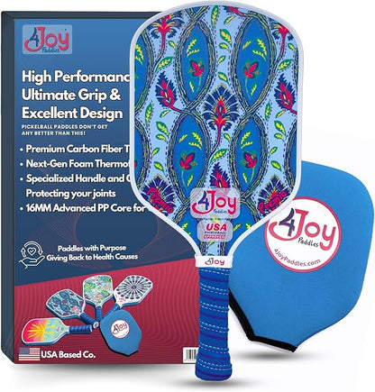 4Joy Pickleball Paddle Premio Series - Thermoformed Premium T700 Carbon Fiber Pickleball Paddless