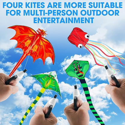 Large Kites for Adults Kites for Kids Ages 4-8， 8-12 Beach Park Outdoor Game Activities, Gifts for