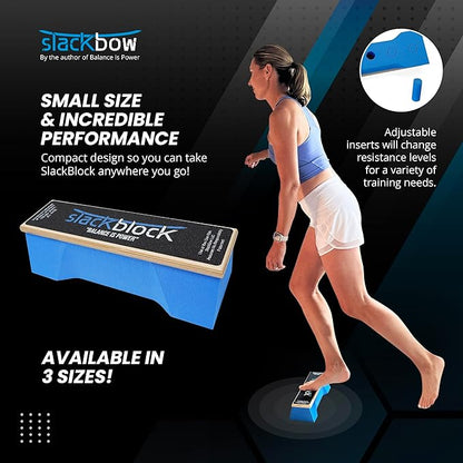SlackBlock Athletic Balance Trainer – Improve Balance, Stability, and Athletic Performance