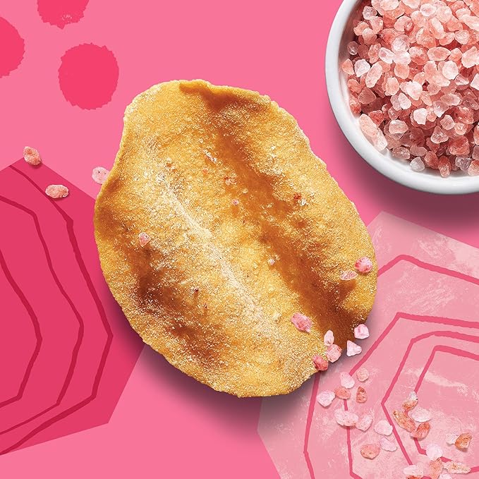 WILDE Himalayan Pink Salt Protein Chips, Thin and Crispy, High Protein, Keto Friendly, Made with