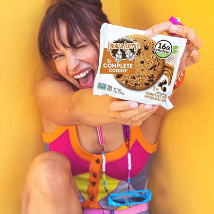 Lenny & Larry's The Complete Cookie, Peanut Butter Chocolate Chip, Soft Baked, 16g Plant Protein
