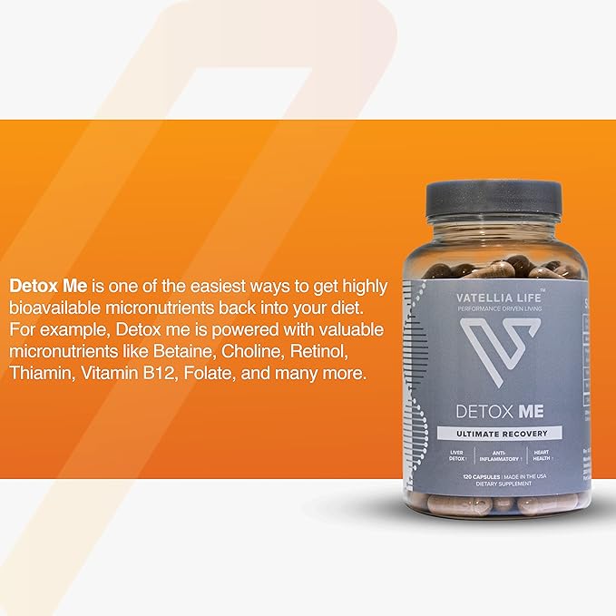 New from Detox Me - Boosts Energy Sulfite Elimination - Supports Digestion & Gut Health - Vitamin
