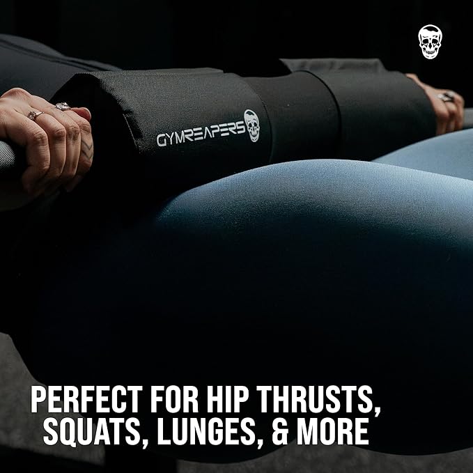 Gymreapers Barbell Squat Pad - Protective Bridge Pad For Hip Thrust, Squats, Lunges - Hip Support