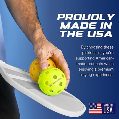 EP American Outdoor Pickleballs USAPA Approved | Made in USA with Durable Design |