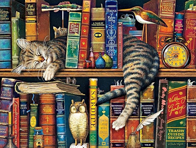 Buffalo Games - Charles Wysocki - Frederick the Literate - 750 Piece Jigsaw Puzzle For Adults