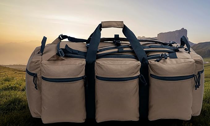 100L Large Military Duffle Bag Deployment Duffel Bag Sports Equipment Travel Luggage Bag with
